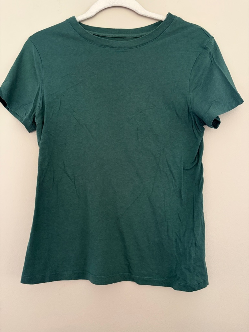 a new day Women's Green Short Sleeve Crew Neck Tee Small